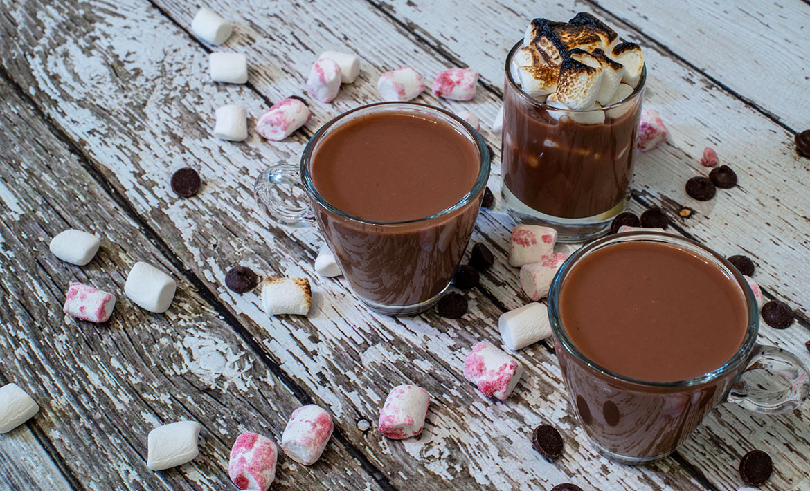 Boozy Peppermint Hot Cocoa